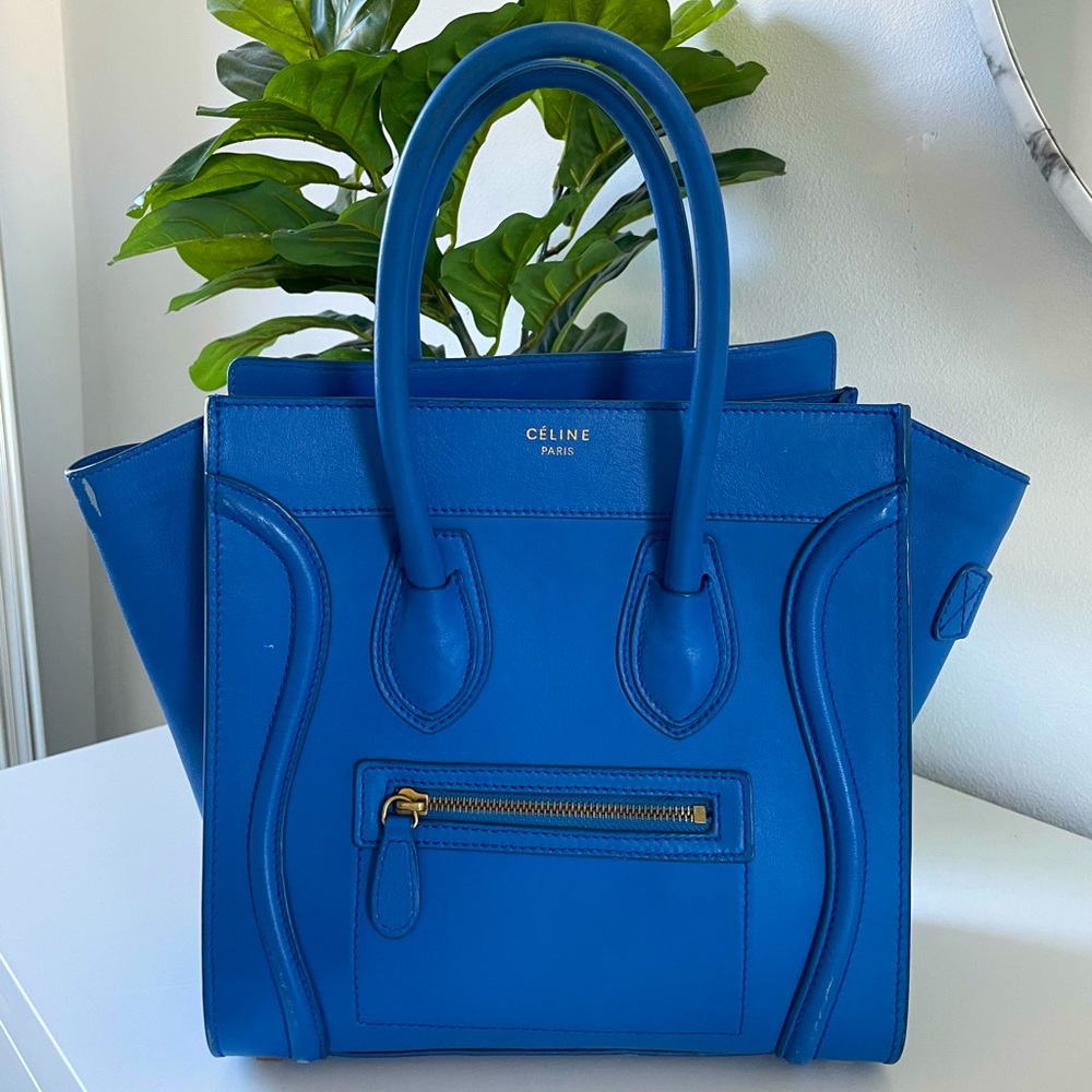 CELINE blue bag